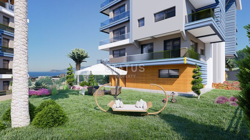 Spacious new apartment in a new residential complex in Kargicak. 62m2 фото 14