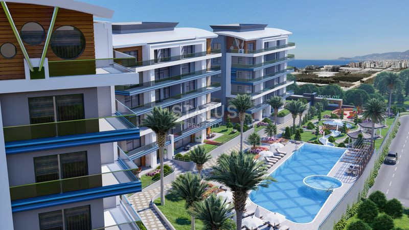 Spacious new apartment in a new residential complex in Kargicak. 62m2 фото 15