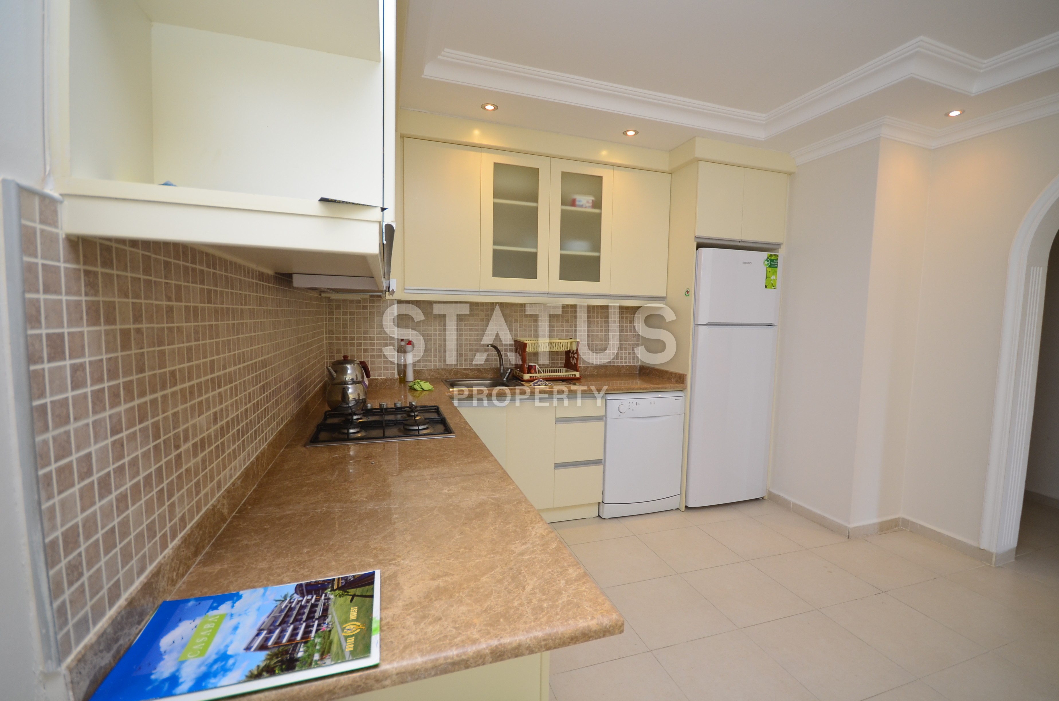 Меблированные трехкомнатные апартаменты в комплексе с инфраструктурой в Махмутларе, 100 м2 фото 12