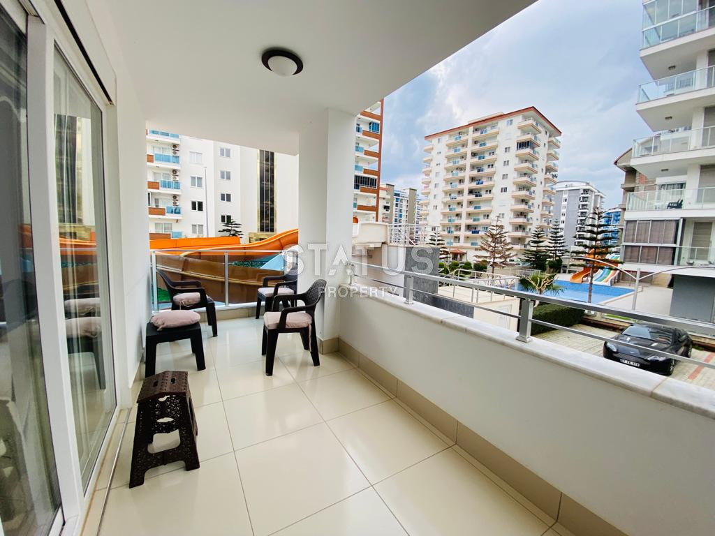 Светлая меблированная трёхкомнатная квартира в близи моря в Махмутларе.  107м2 фото 14