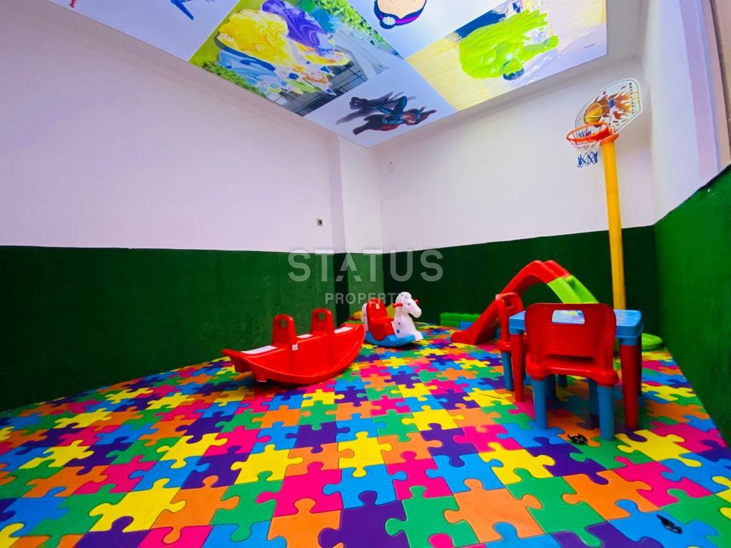 Светлая меблированная трёхкомнатная квартира в близи моря в Махмутларе.  107м2 фото 19