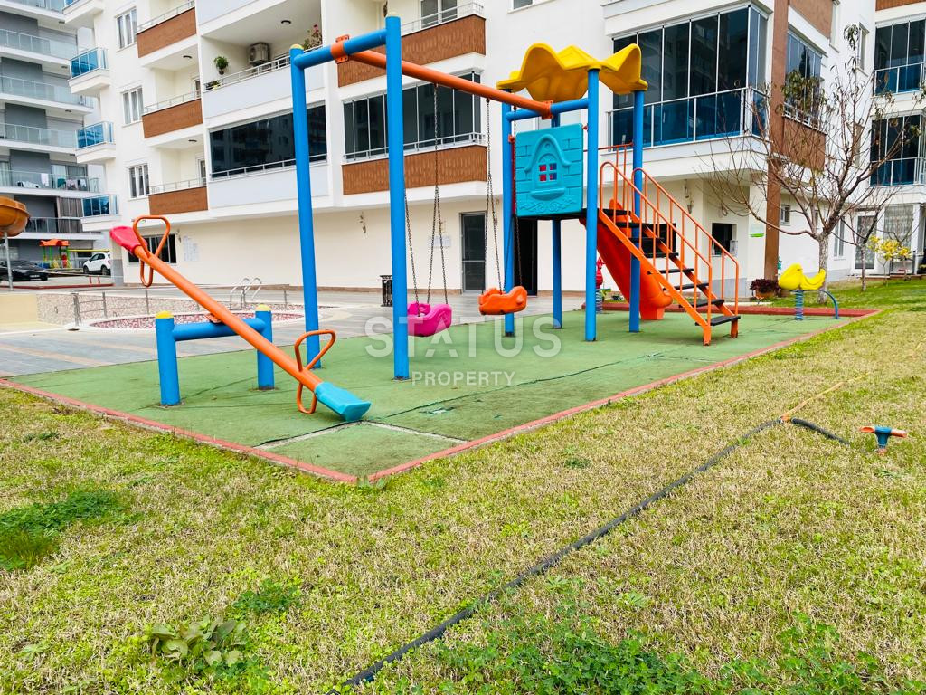 Светлая меблированная трёхкомнатная квартира в близи моря в Махмутларе.  107м2 фото 20