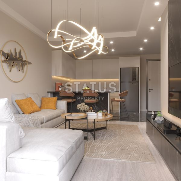 Жилой комплекс премиального уровня с собственным пляжем и низкими ценами в Мерсине. 70-107м2 фото 8