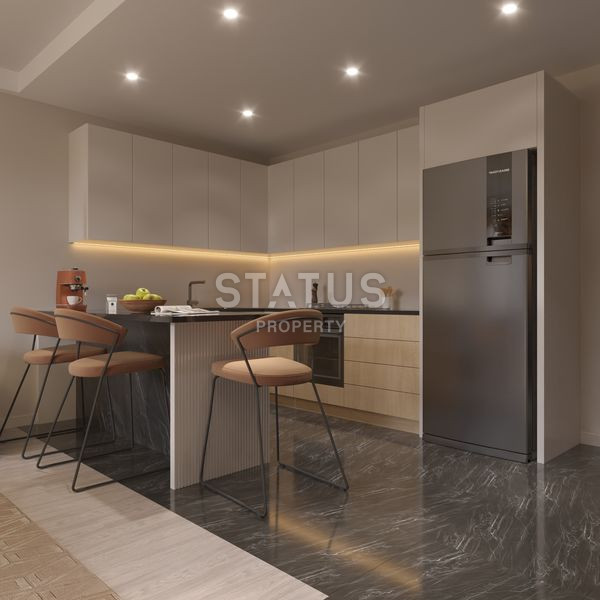 Жилой комплекс премиального уровня с собственным пляжем и низкими ценами в Мерсине. 70-107м2 фото 13