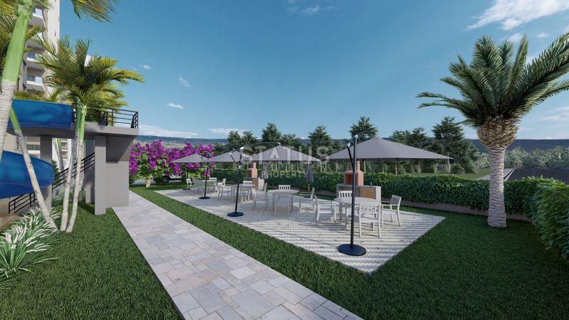 Жилой комплекс премиального уровня с собственным пляжем и низкими ценами в Мерсине. 70-107м2 фото 14