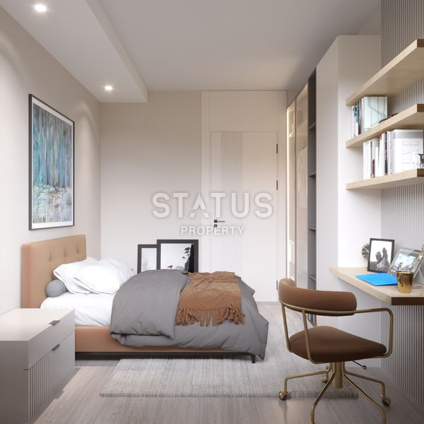 Жилой комплекс премиального уровня с собственным пляжем и низкими ценами в Мерсине. 70-107м2 фото 17