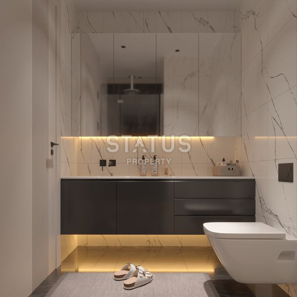 Жилой комплекс премиального уровня с собственным пляжем и низкими ценами в Мерсине. 70-107м2 фото 18