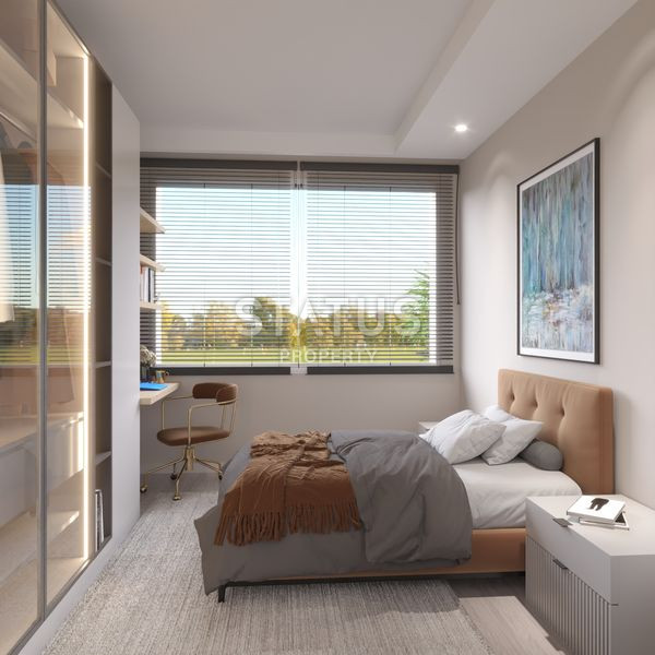 Жилой комплекс премиального уровня с собственным пляжем и низкими ценами в Мерсине. 70-107м2 фото 21