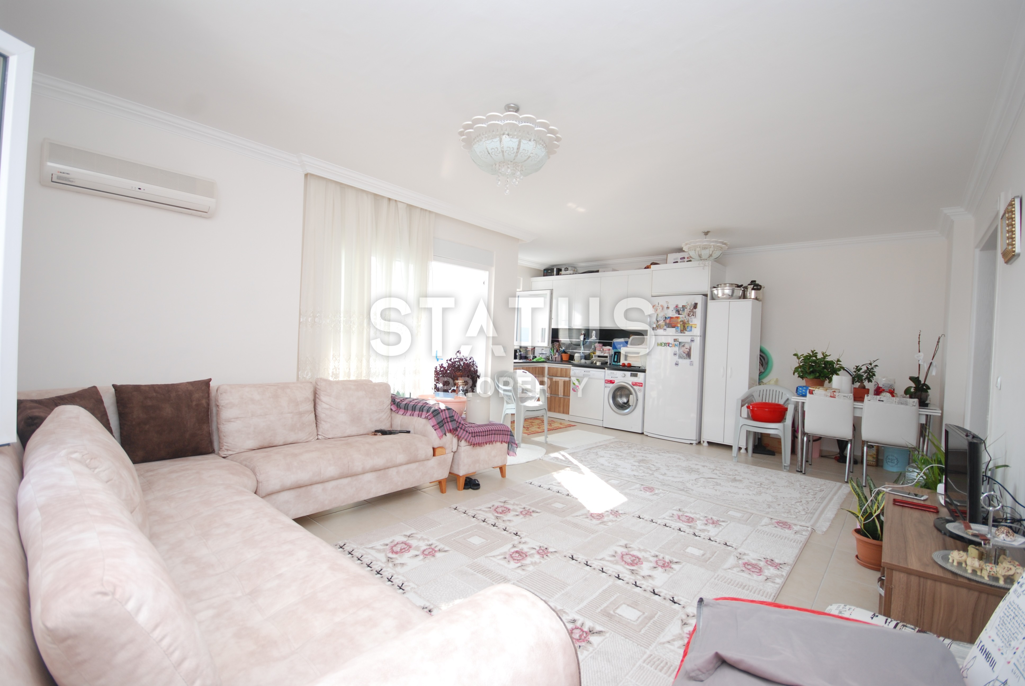 Большая квартира 1+1 в комплексе с бассейном, Махмутлар, 75 м2 фото 3