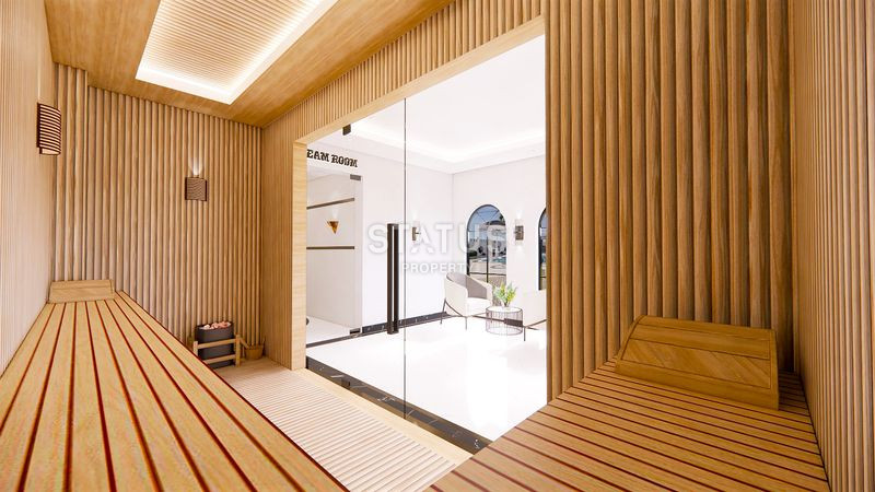 Впечатляющий жилой комплекс в Авсалларе! Настоятельно рекомендуем! 52м2-198м2 фото 14