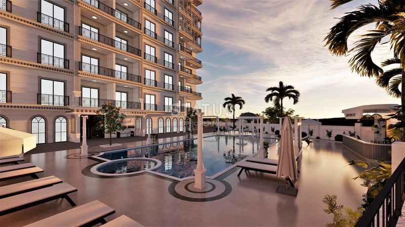 Впечатляющий жилой комплекс в Авсалларе! Настоятельно рекомендуем! 52м2-198м2 фото 24