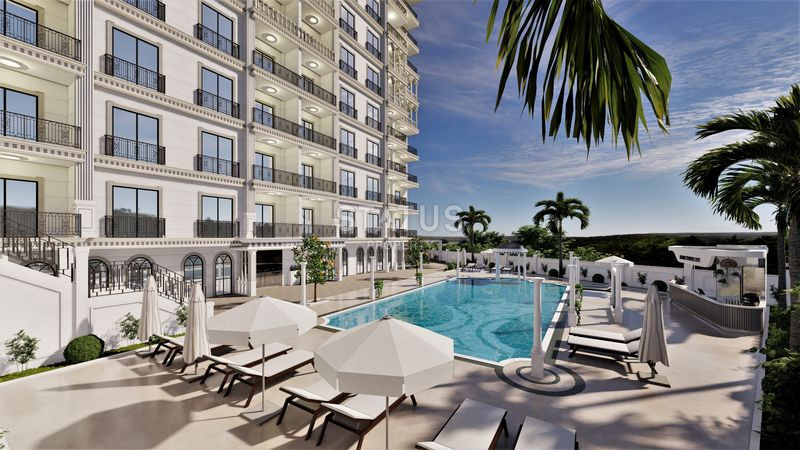 Впечатляющий жилой комплекс в Авсалларе! Настоятельно рекомендуем! 52м2-198м2 фото 25