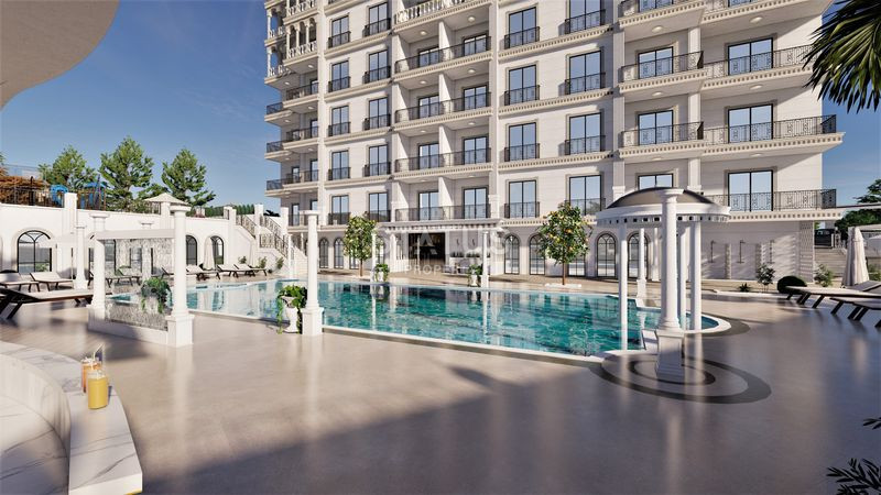 Впечатляющий жилой комплекс в Авсалларе! Настоятельно рекомендуем! 52м2-198м2 фото 27