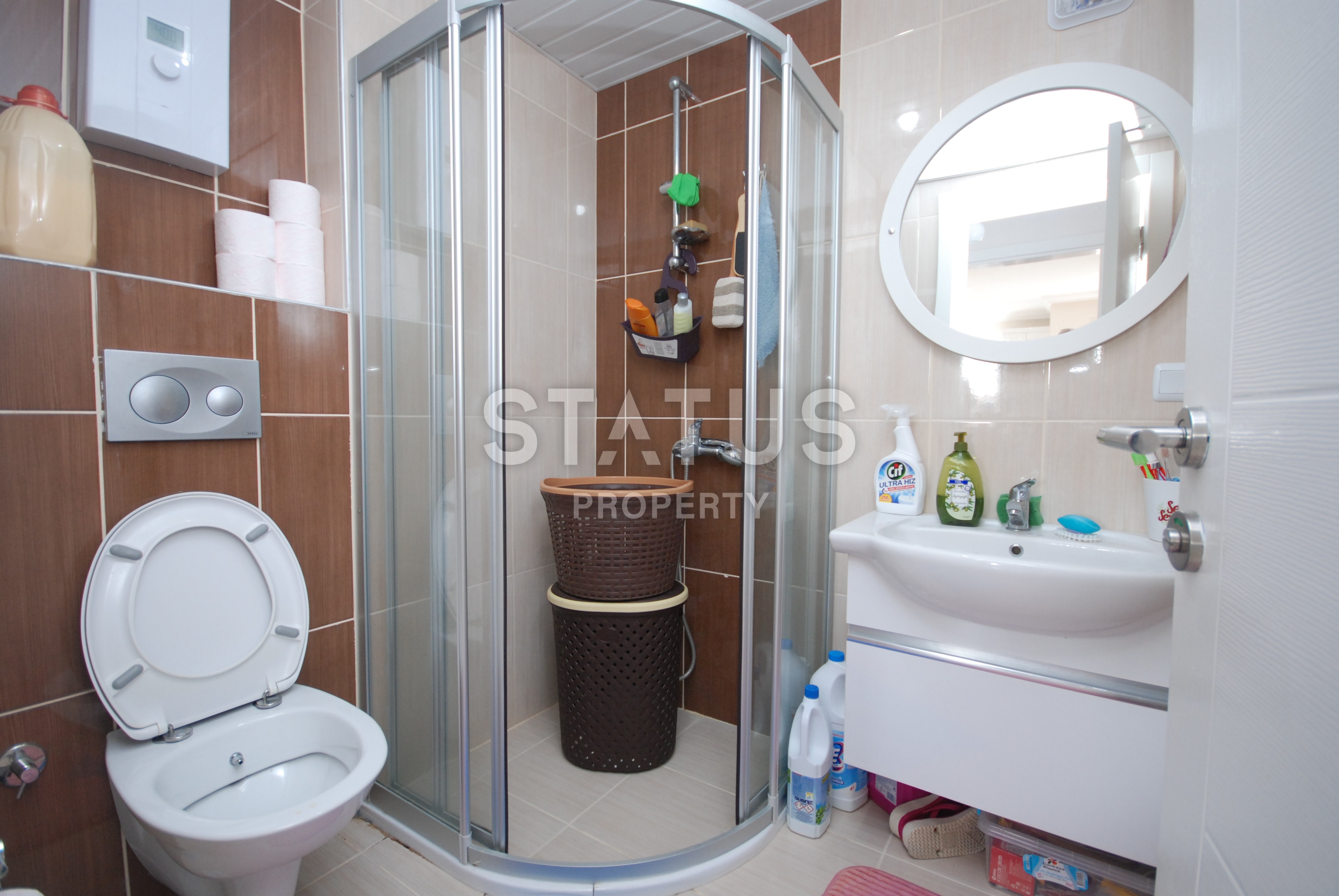 Большая квартира 1+1 в комплексе с бассейном, Махмутлар, 75 м2 фото 8