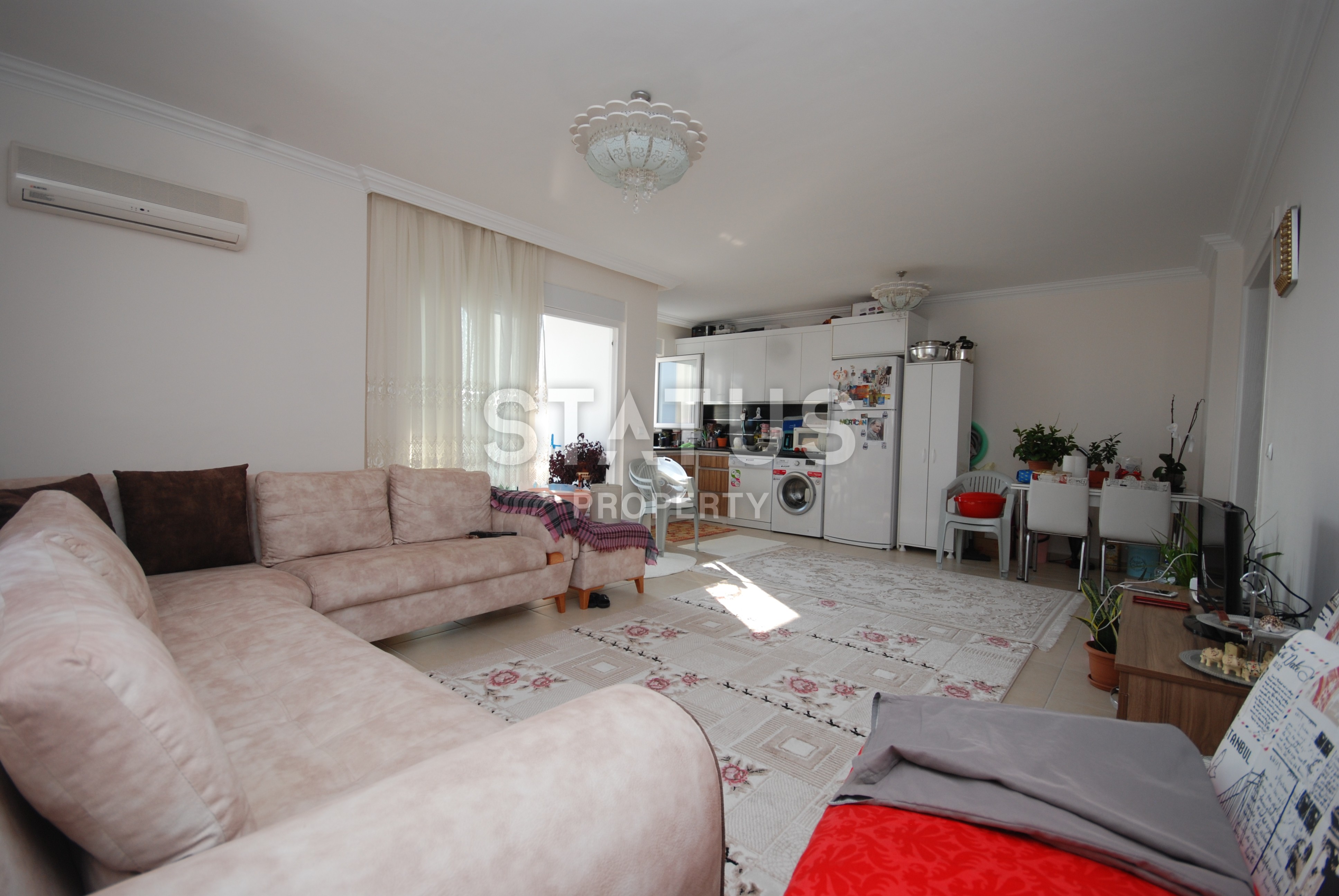 Большая квартира 1+1 в комплексе с бассейном, Махмутлар, 75 м2 фото 5