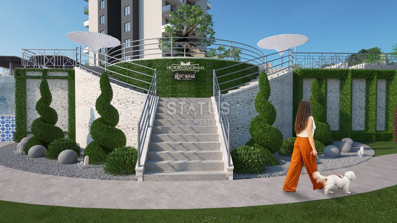 Эксклюзивный проект в районе Демирташ с инфинити-бассейном, 53-130 м2 фото 22