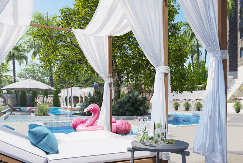 Эксклюзивный проект в районе Демирташ с инфинити-бассейном, 53-130 м2 фото 58