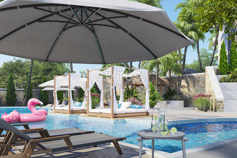 Эксклюзивный проект в районе Демирташ с инфинити-бассейном, 53-130 м2 фото 61