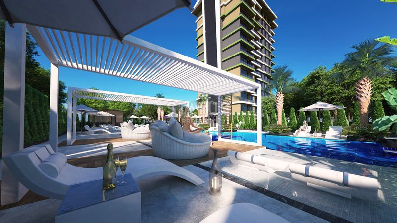 Premium class residential complex on the first coastline in Mahmutlar. 73m2 -163m2 фото 10