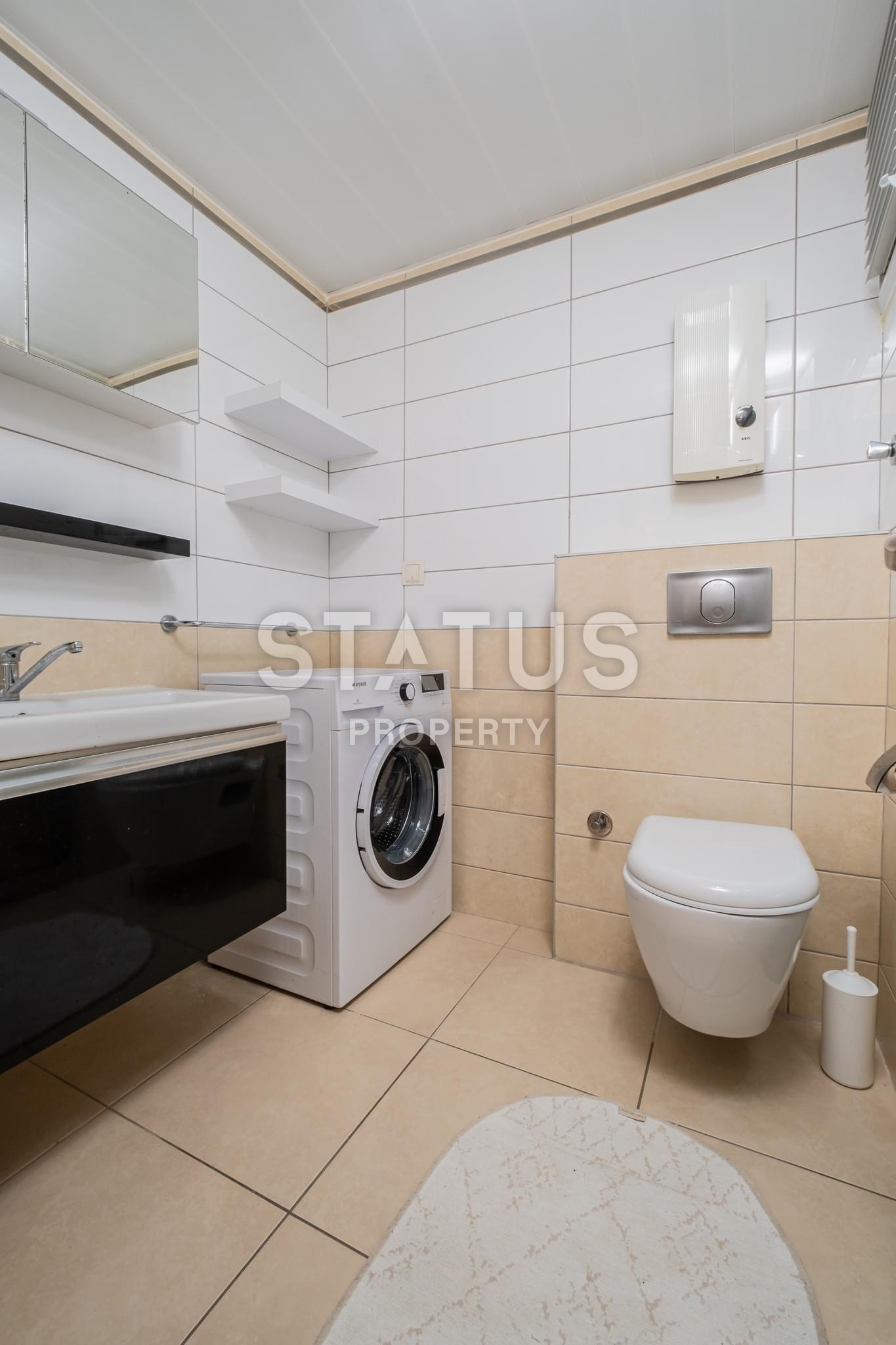 Beautiful furnished 1+1 apartment with partial sea view in Cikcilli, 67 m2. фото 10