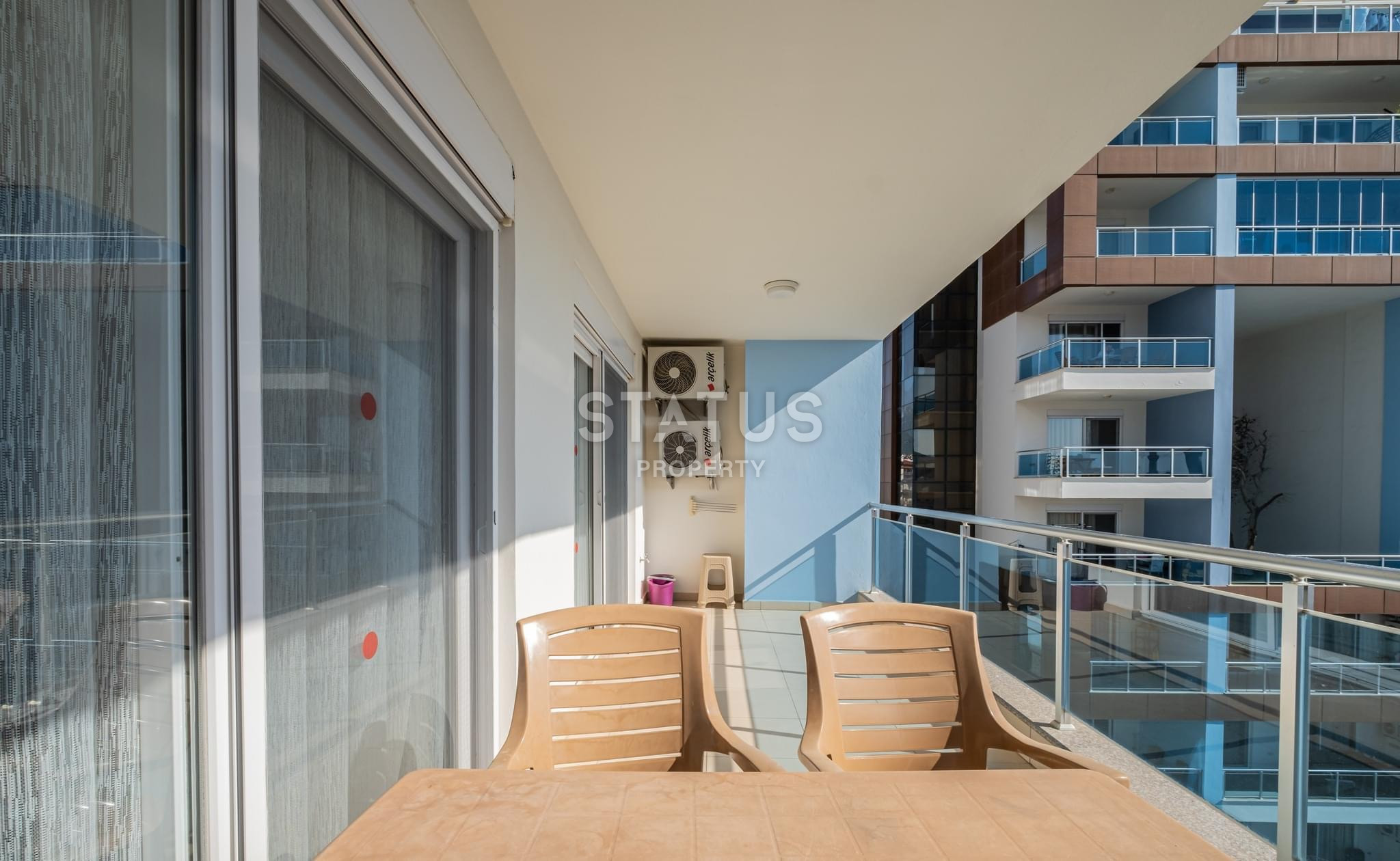 Beautiful furnished 1+1 apartment with partial sea view in Cikcilli, 67 m2. фото 11