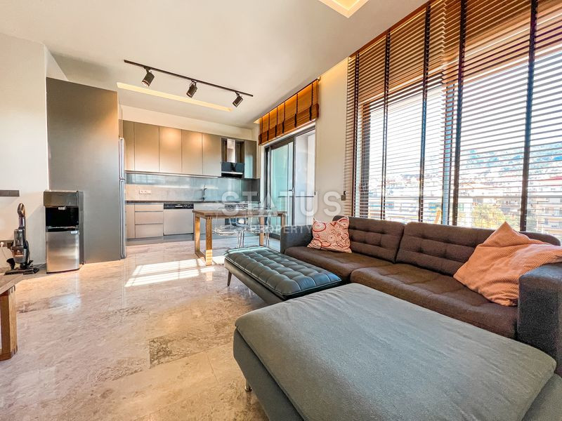 Двухуровневая квартиры в самом центре Аланьи, Клеопатра.  108 м2 фото 6