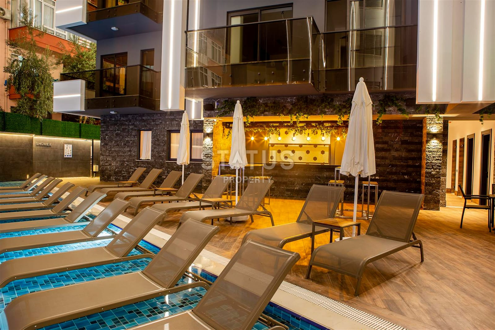 Двухуровневая квартиры в самом центре Аланьи, Клеопатра.  108 м2 фото 48