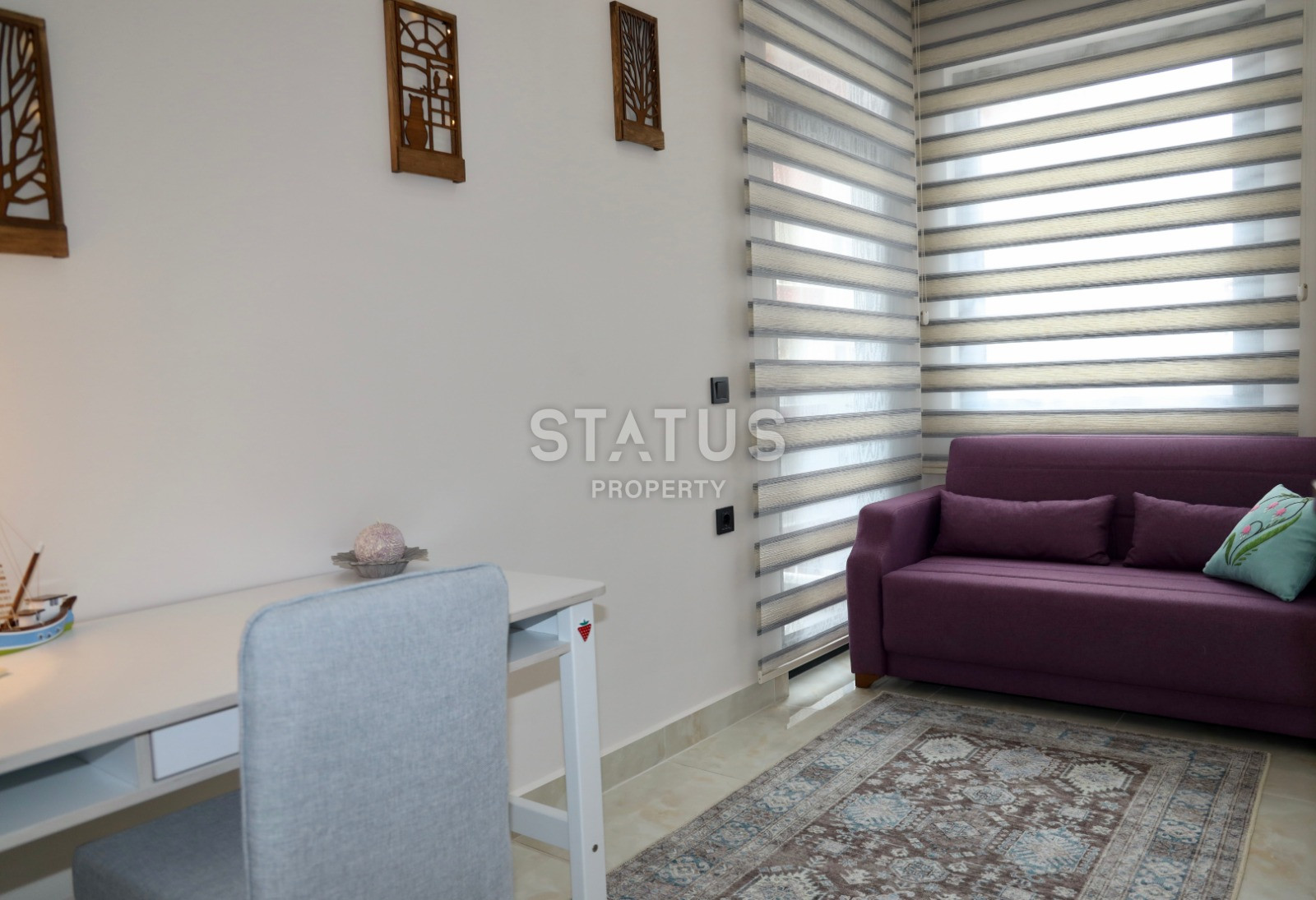 Трёхкомнатная квартира в комплексе с богатой инфраструктурой в районе пляжа Клеопатра, 85 м2 фото 10