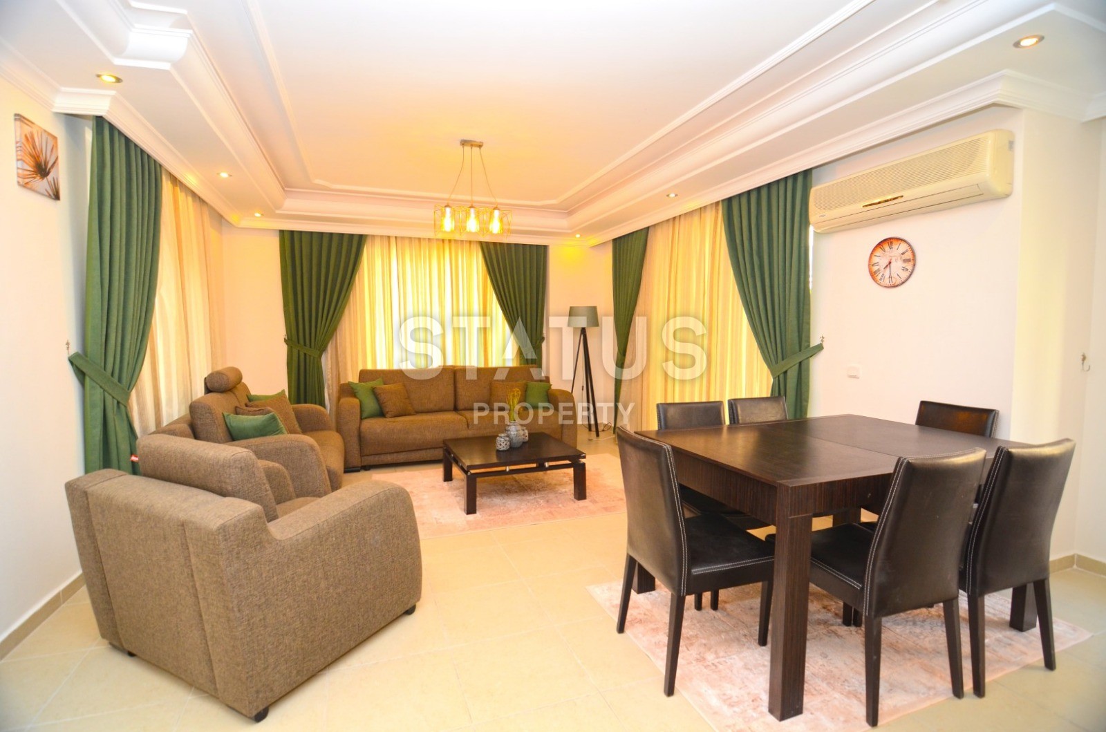 Трёхкомнатные апартаменты с мебелью в Махмутларе, 120 м2 фото 4