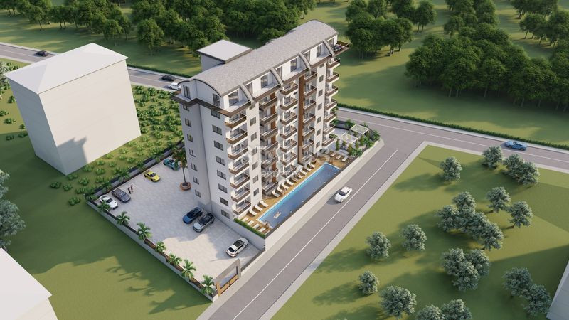 Новый жилой комплекс в Авсалларе по выгодным ценам, торопитесь! 48м2 -109м2 фото 1