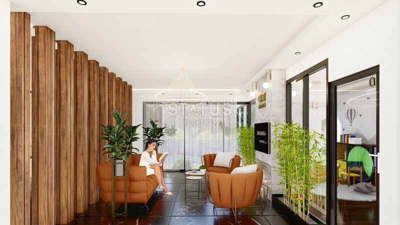 Новый проект долевого строительства в открытом районе Джикджилли. 53м2 143м2 фото 8