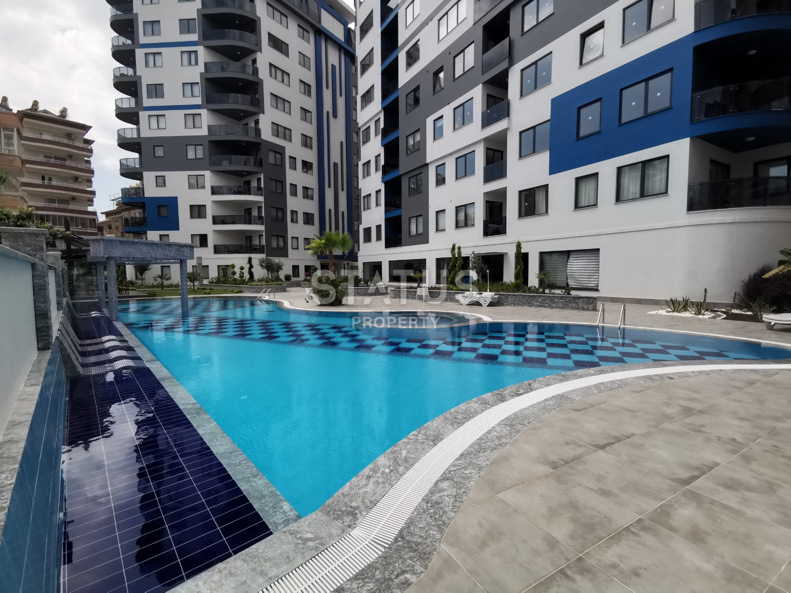 Трёхкомнатная квартира в комплексе с богатой инфраструктурой в районе пляжа Клеопатра, 85 м2 фото 19