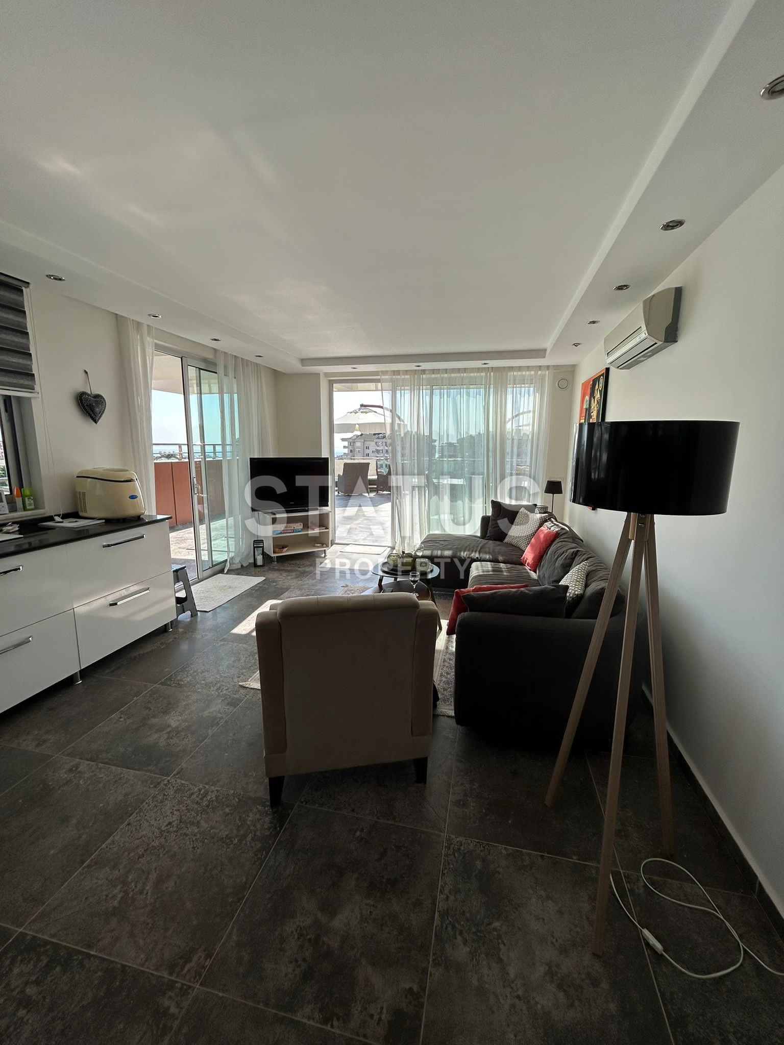 Трехкомнатные апартаменты с собственной террасой в районе Джикджилли, 250м2 фото 3