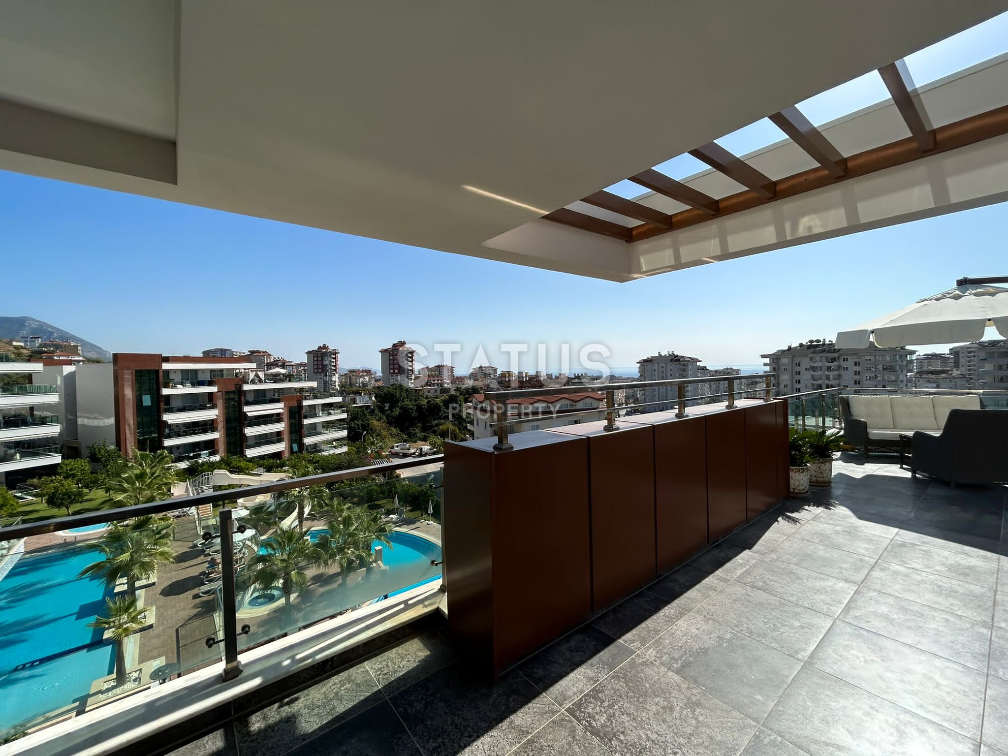 Трехкомнатные апартаменты с собственной террасой в районе Джикджилли, 250м2 фото 19