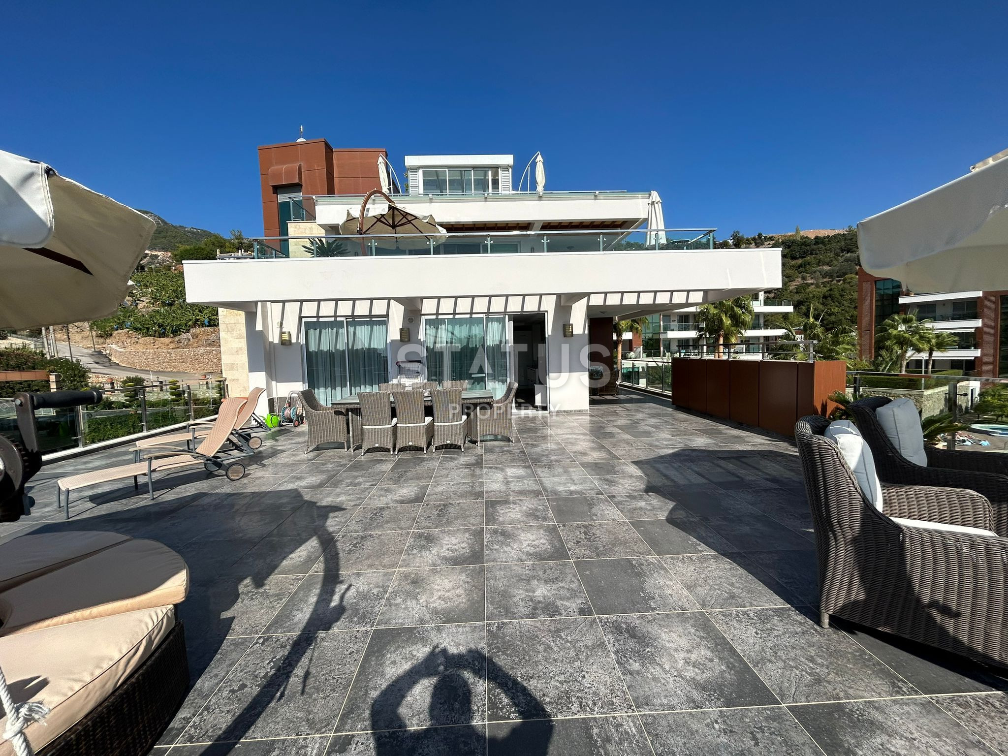 Трехкомнатные апартаменты с собственной террасой в районе Джикджилли, 250м2 фото 24