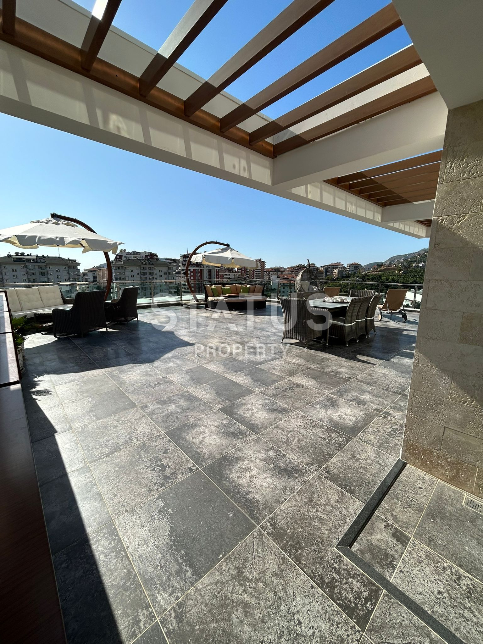 Трехкомнатные апартаменты с собственной террасой в районе Джикджилли, 250м2 фото 25