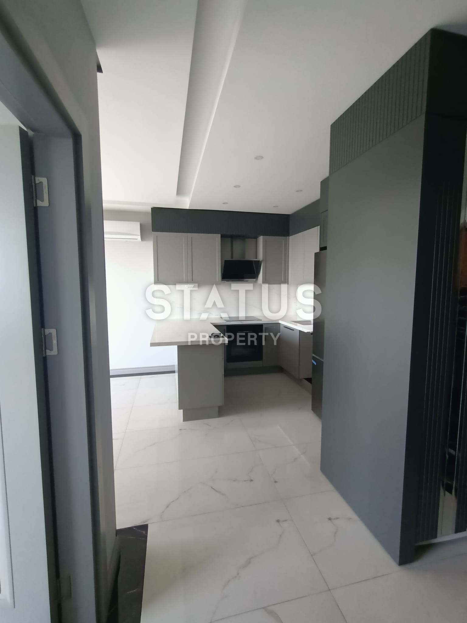 Новая трёхкомнатная квартира с видом на море в Каргыджаке. 100м2 фото 4