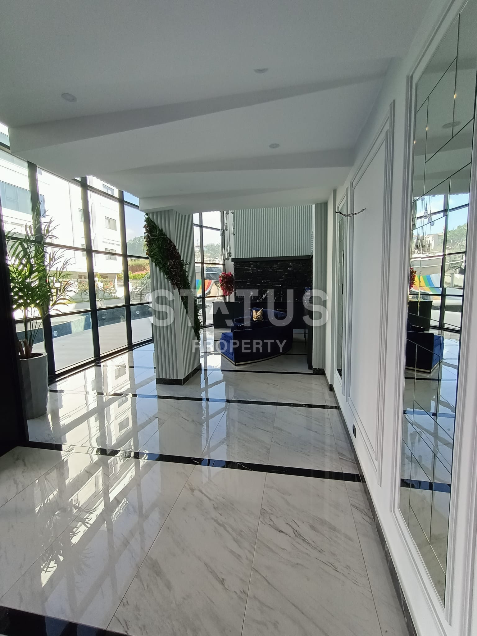 Новая трёхкомнатная квартира с видом на море в Каргыджаке. 100м2 фото 15