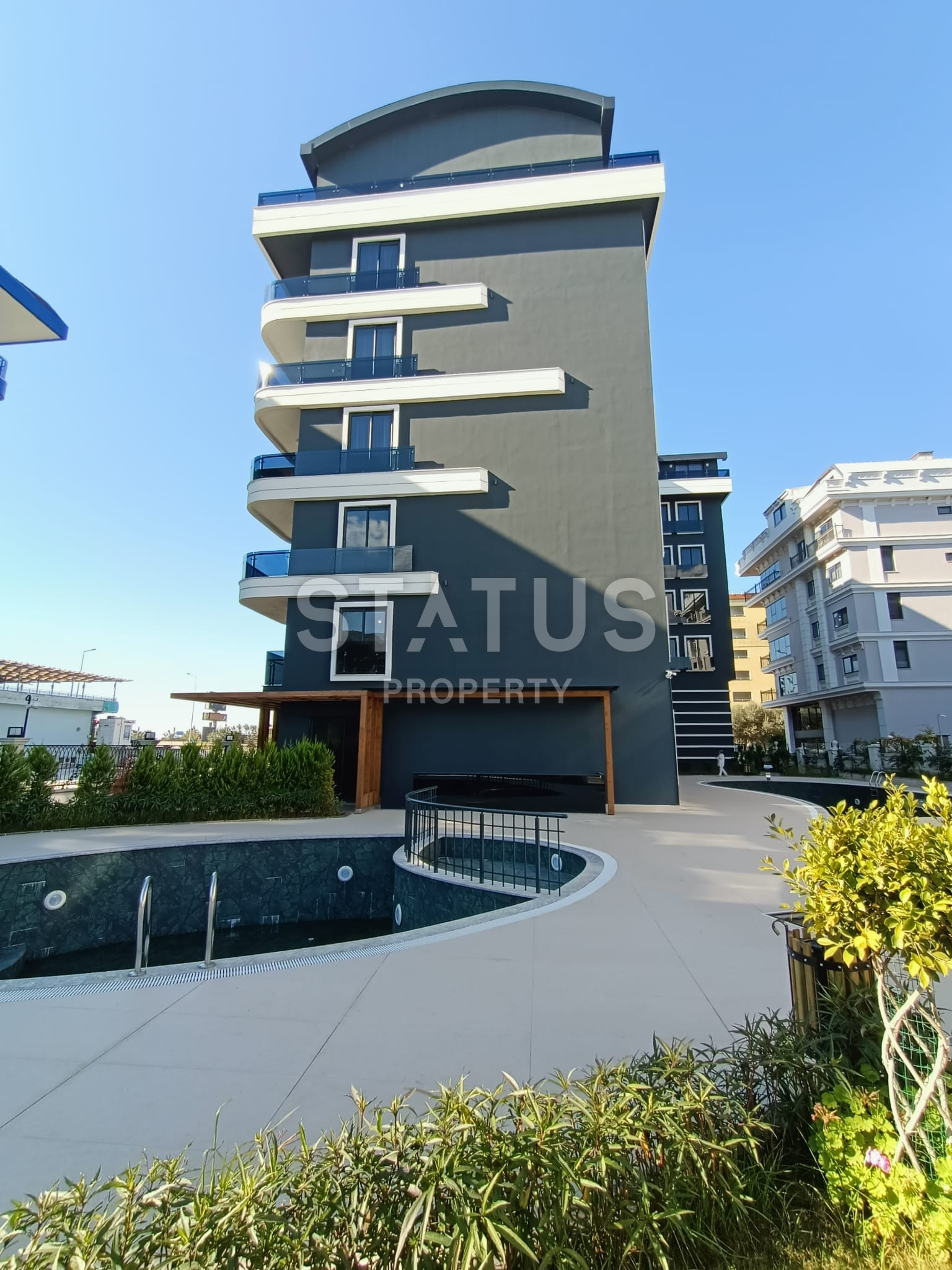 Новая трёхкомнатная квартира с видом на море в Каргыджаке. 100м2 фото 35