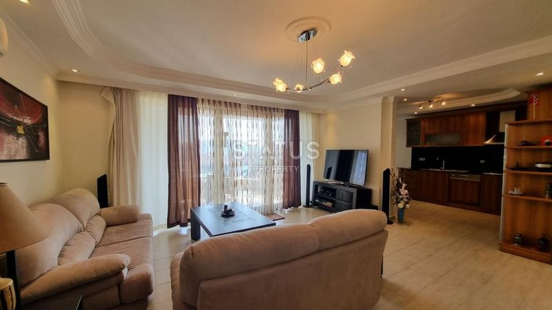 Двухуровневый дуплекс с джакузи 4+1 с видом на море в Джикджилли. 300м2 фото 30