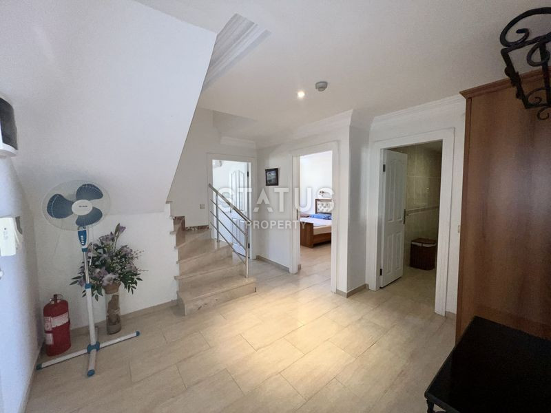 Двухуровневый дуплекс с джакузи 4+1 с видом на море в Джикджилли. 300м2 фото 47