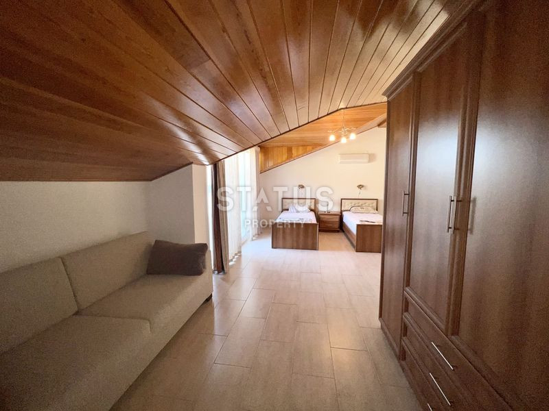 Двухуровневый дуплекс с джакузи 4+1 с видом на море в Джикджилли. 300м2 фото 57