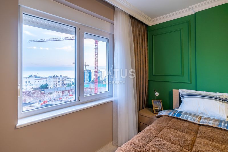 Уютная трёхкомнатная меблированная квартира 250м от моря в открытом районе Тосмур. 120м2 фото 16