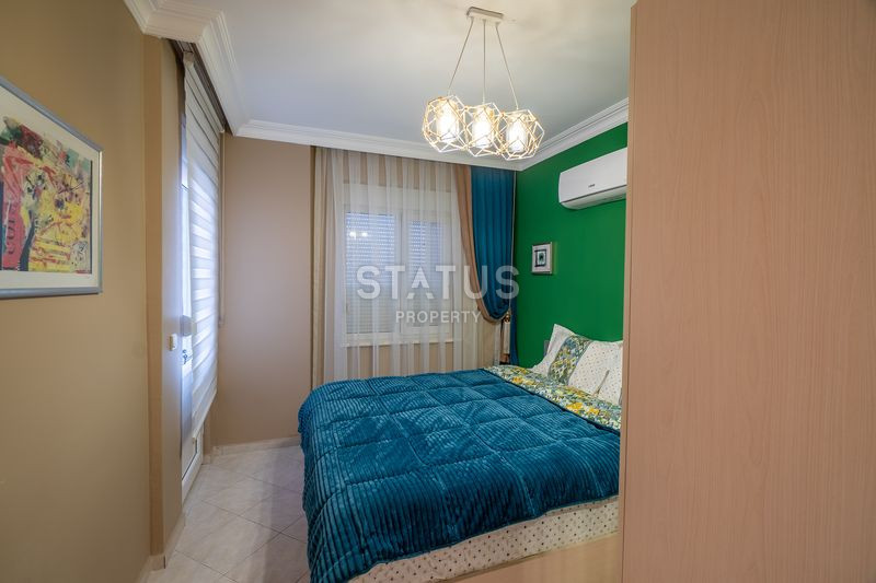 Уютная трёхкомнатная меблированная квартира 250м от моря в открытом районе Тосмур. 120м2 фото 18