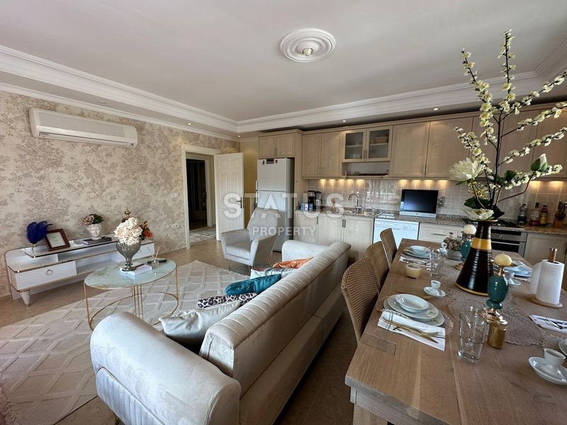 Красивая меблированная квартира 2+1 всего в 150м от моря в открытом районе Тосмур. 110м2 фото 7