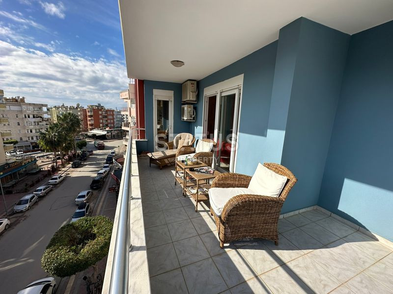 Красивая меблированная квартира 2+1 всего в 150м от моря в открытом районе Тосмур. 110м2 фото 14