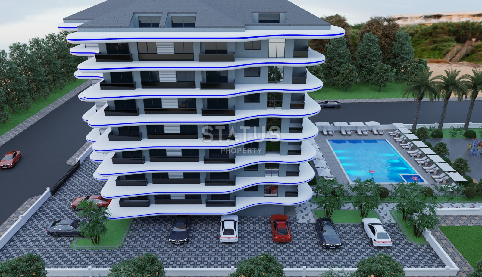 New residential complex in shared construction in Avsallar. 59m2 - 90m2 фото 13