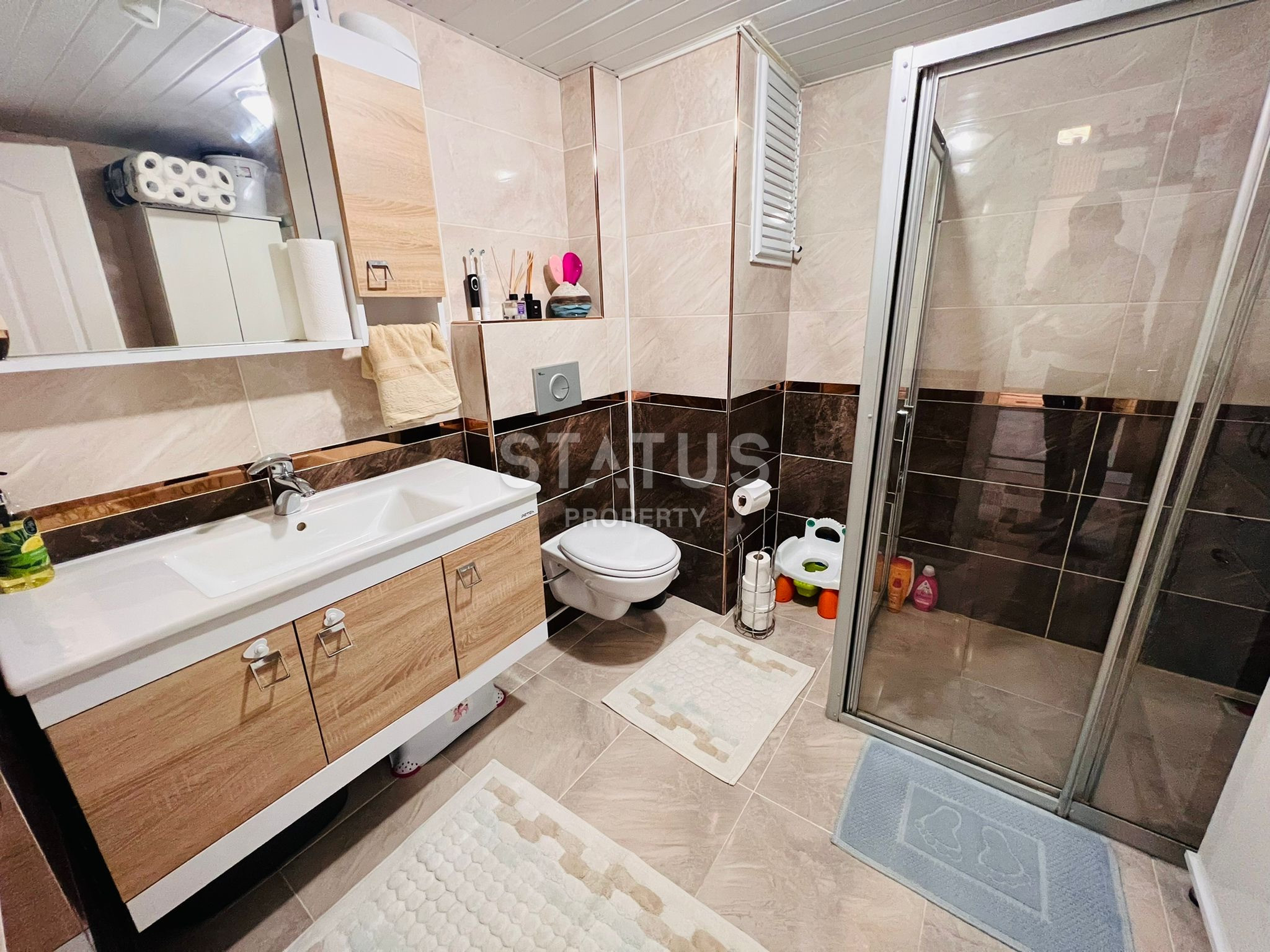 Three-room apartment 450m from the beach in Oba, 95m2 фото 6