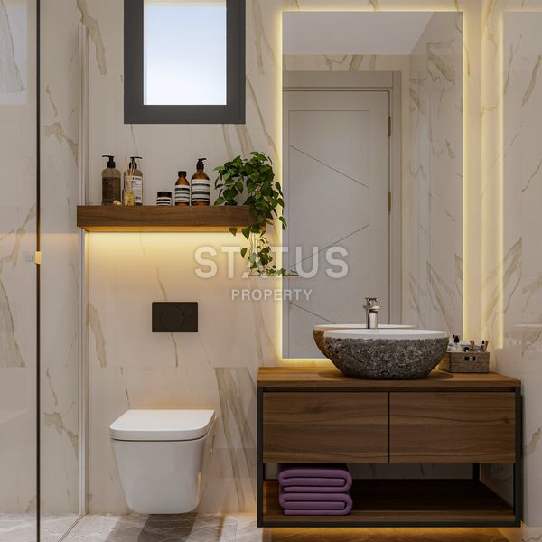 Премиальный жилой комплекс по супер ценам всего в 150м от моря в Мерсине. 53м2 – 160м2 фото 17