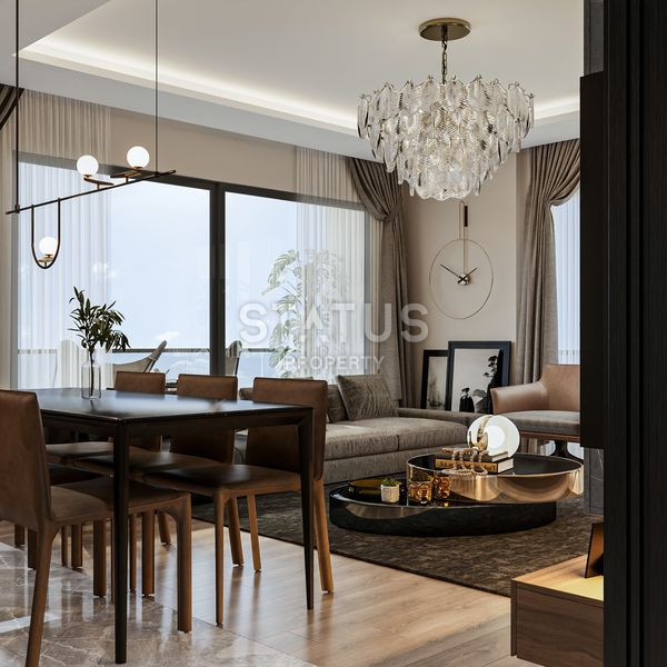 Премиальный жилой комплекс по супер ценам всего в 150м от моря в Мерсине. 53м2 – 160м2 фото 21